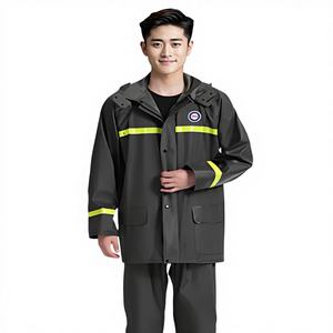 Conjunto de Pantalones y Chaqueta Impermeable para Hombre, Tipo Dividido, para Vehículos Eléctricos, Protección Completa <span class=keywords><strong>contra</strong></span> <span class=keywords><strong>Lluvia</strong></span> Intensa, Capa Adhesiva Impermeable - Product Image 1