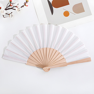 33CM 13inch Folding Fan Vintage Plastic Folding Hand Fan Craft Folding Fan for Halloween Party Wedding Dancing