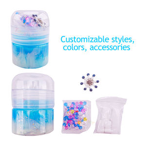 Kit de Slime Mini para Niños, Juguete de Espuma Arcoíris para Hacer Slime, Productos a Granel de Slime Transparente con Accesorios de China - Product Image 4