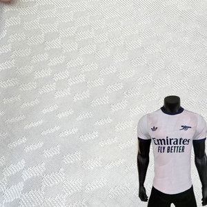 Vải áo bóng đá thăng hoa 100% <span class=keywords><strong>polyester</strong></span>, nguyên liệu dệt may cho quần áo thể thao nam - Product Image 1