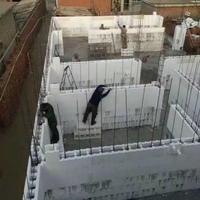 Bloques EPS ICF Ignífugos e Insonorizantes, Encofrado de Hormigón Aislante, Estructura de Pared Interconectable para Construcción Ecológica