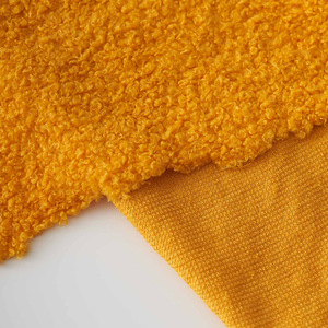 בד טדי פליז סרוג 100% פוליאסטר עמיד בפני שחיקה, בד טרי קטן עם דוגמא גיאומטרית אבסטרקטית לכריות - Product Image 4