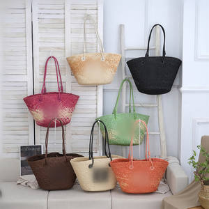 Дизайнерская плетеная Сумка с двумя открытыми ручками - Product Image 6