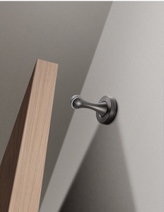 Butée de porte à ressort en alliage de zinc robuste, fixation murale magnétique durable <span class=keywords><strong>pour</strong></span> hôtels, design moderne - Product Image 5
