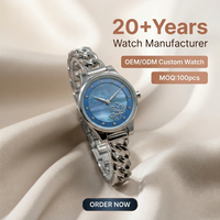 Montres-bracelets à quartz étanches pour femmes, montres-bracelets de luxe à aiguilles pour cadeau