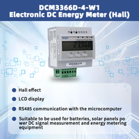 Medidor de Energía Eléctrica YADA DCM3366-4-W1, Medición de Corriente, Voltaje, Potencia, kWh en Tiempo Real, Monitoreo de Energía, RS485 Modbus