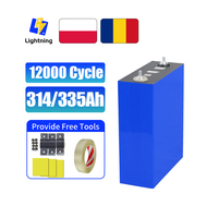 Batteries lithium-ion prismatiques LiFePO4 3.2V 314Ah CORNEX 330Ah 340Ah pour système solaire, 12000 cycles, cellule de stockage Gotion RV 628Ah