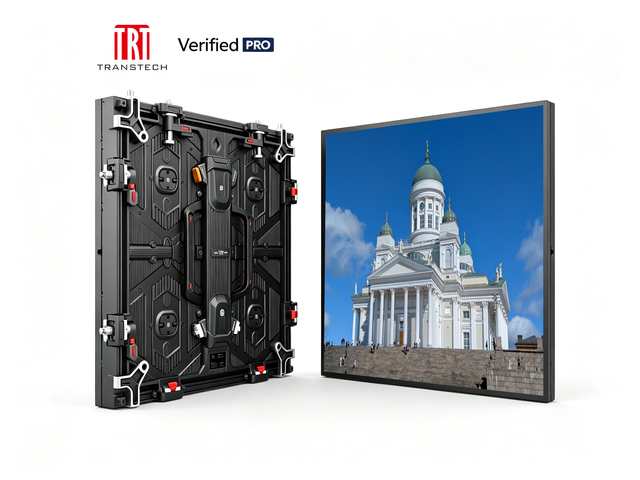 Transtech Evoque P1.95 Outdoor High Brightness HDR10+ Sunlight Readable Digital Signage LED Billboard Waterproof IP65 1 Year