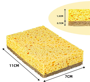 Esponja ecológica de fábrica, depurador de celulosa y nueces de coco, esponjas de limpieza de cocina - Product Image 3