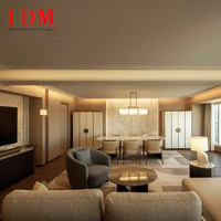 IDM : Service complet de mobilier de chambre d'hôtel moderne, solutions de conception et de mise en plan de canapés et chaises en bois massif sur mesure pour appartements