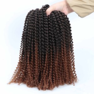 Extension per capelli all'ingrosso in fibra proteica per trecce ondulate Goddess Locs, Queen Faux Locs, con doppia trama a macchina, <span class=keywords><strong>ricci</strong></span> - Product Image 4