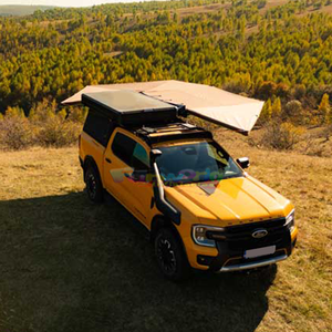 Toldo de 270 grados de pie para acampar al aire libre, tienda en la azotea del coche, LONA DE Pvc, toldo lateral para coche 270 para 2-4 personas de aluminio - Product Image 4