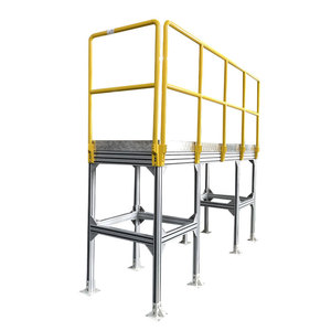 Aluminum Profile <b>Work</b> <b>Platform</b> 500kg Load Capacity Fixed Height Industrial Use - Product Image 1