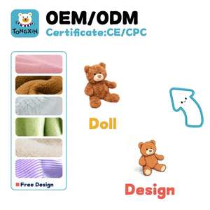 Produsen Grosir Boneka Teddy Beruang Valentine Custom, Mainan Hewan Boneka Isi Dakron, MOQ Rendah, Custom Boneka Anda Sendiri, OEM ODM CPC CE - Product Image 5