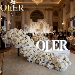 Bola de Flores Decorativa OLER para <span class=keywords><strong>Cine</strong></span> en Casa, Bola Floral de Seda para Noche de <span class=keywords><strong>Cine</strong></span> - Product Image 1