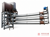 Four de carbonisation automatique continu à tambour rotatif pour la fabrication de charbon de biomasse à partir de balles de riz, de sciure de bois et de coques de noix de coco