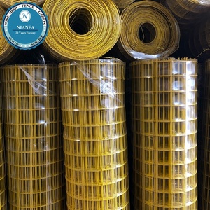 Rollo de <span class=keywords><strong>malla</strong></span> de alambre soldado, cercado de jardín de plástico simple, fácil de instalar, valla de alambre de acero recubierto de PVC verde - Product Image 5