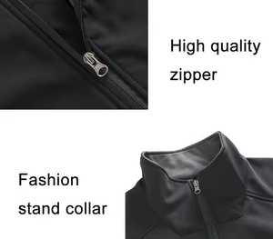 Giacca Softshell da <span class=keywords><strong>Uomo</strong></span> con Cappuccio, Interno in Pile, <span class=keywords><strong>Impermeabile</strong></span>, Antivento, con Orlo Regolabile e Cappuccio, Giacca Sportiva da <span class=keywords><strong>Uomo</strong></span> per la Pioggia - Product Image 3