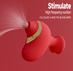 Của phụ nữ rượu vang đỏ kích thích âm vật hút Vibrator đồ chơi với 10 chế độ mút Vibrator - Product Image 5