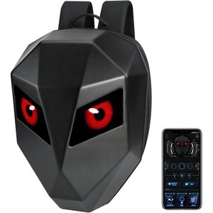 Sac à dos de moto DABASHAN, grand format, coque rigide ABS EVA, écran LED programmable DIY, écran couleur intégral pour hommes - Product Image 1