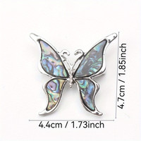 1 pièce Broche papillon tendance et créative, accessoire de vêtement haut de gamme et élégant