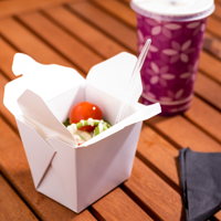 Boîtes de riz en papier kraft écologique à impression personnalisée Boîte de nouilles jetables Vente en gros UV Avantage Sushi Gelée à bas prix Toutes tailles