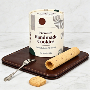 <span class=keywords><strong>Tubo</strong></span> de Papel de Grado Alimenticio Personalizado para Envasado de Galletas Wafer - Product Image 5