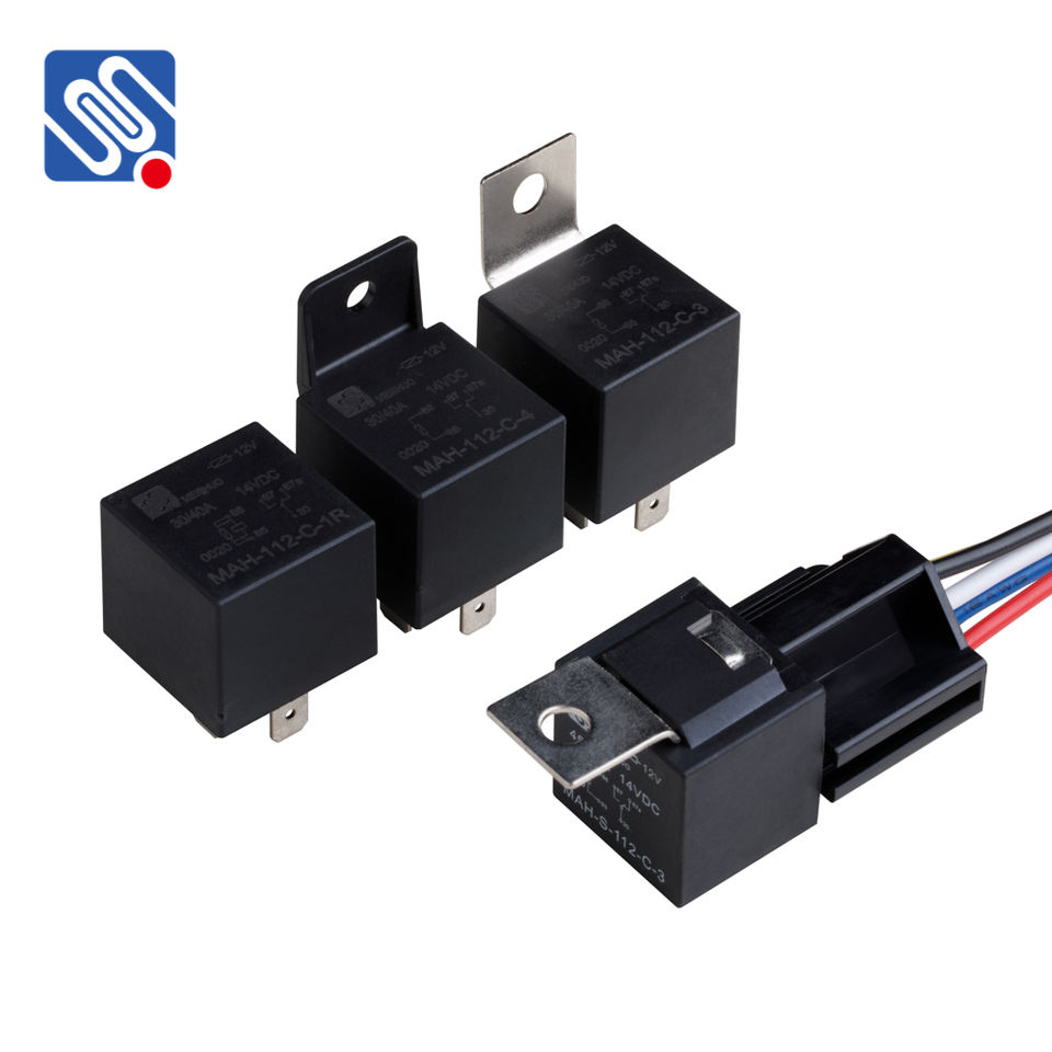 Meishuo MAH 12V 40A SPST 4 Pin New Small Car Relay Model JD1912