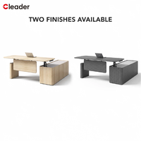 Bureau de direction élévateur LINAK stable, minimaliste, avec grande capacité de rangement, pour ordinateur, mobilier de direction