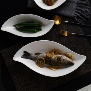 Nhà Máy Bán Buôn Thân Thiện Với Môi Melamine Đồ Ăn Chịu Nhiệt Không Thể Phá Vỡ Trắng Không Thường Xuyên Nhà Hàng Món Ăn - Product Image 4