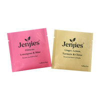 Sachets de thé laminés de qualité alimentaire avec impression de logo personnalisée thermoscellable, sachets de thé miniatures en papier kraft, sachets de café