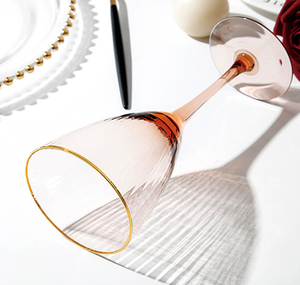 Jante verres à vin gobelets tasse <span class=keywords><strong>verre</strong></span> à eau or Champagne fait à la main couleur <span class=keywords><strong>verre</strong></span> <span class=keywords><strong>verre</strong></span> personnalisé pour fête de mariage rose bohème événement - Product Image 4