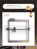 ATOMSTACK A5 PRO 40W CNC DIY Machine de gravure laser portable pour le granit, la pierre, le verre, le bois, la découpe de métal