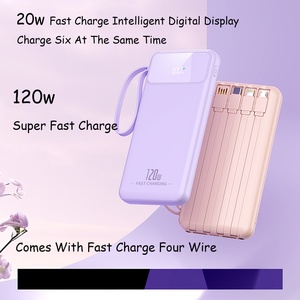 Banco de Energía Solar de 120W con Carga Rápida TIPO-C, 20000mah, con Interfaz de Entrada USB, Batería de Polímero de Litio - Product Image 4