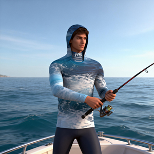 Ropa de Pesca con Sublimación por Transferencia, Diseño Personalizado OEM, Impresión Completa, Secado Rápido - Product Image 5