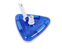 La tête d'aspirateur pondérée transparente triangulaire de luxe s'adapte à la plupart des rallonges et à la tête d'aspirateur à tuyau avec brosse