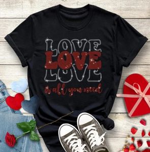 Fantastique Premium Qualité Usine En Gros <span class=keywords><strong>Strass</strong></span> Lettre et Mots Noir <span class=keywords><strong>T</strong></span>-<span class=keywords><strong>shirt</strong></span> Sur Mesure - Product Image 5