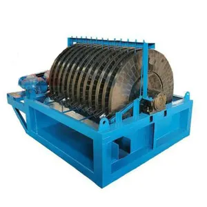 Máquina de recuperación de relaves pequeños y de gran volumen de fábrica, recuperador de relaves tipo disco para materia de lechada no magnética de mineral magnético