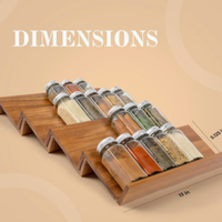 Organisateur de tiroir à épices en bois d'acacia sur mesure, 4 niveaux, extensible, plateau à épices en bois, support de rangement pour assaisonnements de cuisine