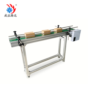 Mini convoyeur à bande en aluminium pour le <span class=keywords><strong>transport</strong></span> de petits <span class=keywords><strong>colis</strong></span> avec déflecteurs latéraux pour système de convoyage - Product Image 5