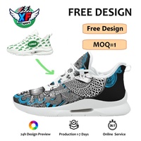 Chaussures de sport pour hommes grande taille personnalisées, motif crâne de dragon gothique, respirantes, semelle en mesh, chaussures de marche décontractées