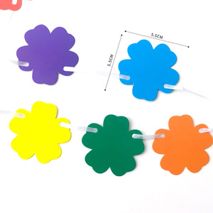 Macaron Color <span class=keywords><strong>Series</strong></span> Sunflower Daisy Flags Small Paper Flower Color Stripes <span class=keywords><strong>Novedades</strong></span> para fiestas infantiles para celebraciones navideñas - Product Image 4