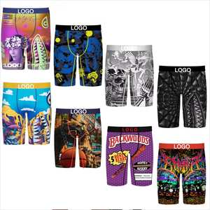 Fournisseur OEM personnalisé ET, sous-vêtements pour hommes en taille plus, logo du même style, 90% polyester, 10% élasthanne - Product Image 1