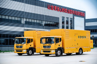 Ultra-Leiser Wassergekühlter 50Hz 60Hz Dreiphasiger Mobiler Notstrom-Generator Fahrzeug-Stromversorgung LKW für Rettungseinsätze