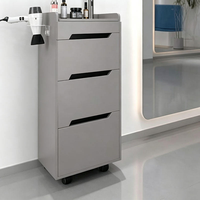Armoire à outils contemporaine de luxe en MDF pour salon de coiffure, atelier, rangement pour coiffeur, banc de coupe, chariot de salon