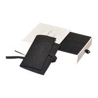 Boîte à bijoux rigide avec tiroir, impression offset de logo personnalisé, épaisseur 2 mm, revêtement UV, laminage mat pour emballage de bracelet et pendentif