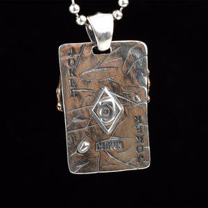 BOCAI <span class=keywords><strong>para</strong></span> Original Retro tailandés Hip Hop Punk colgante <span class=keywords><strong>de</strong></span> moda S925 plata Poker King payaso <span class=keywords><strong>para</strong></span> <span class=keywords><strong>hombres</strong></span> aleación chapada en oro <span class=keywords><strong>regalos</strong></span> elegantes - Product Image 4