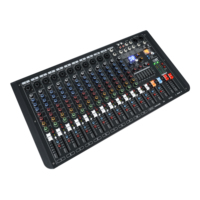 Console de mixage audio OBT-5100B Connexion USB 256 Dsp 12 canaux Console de mixage audio professionnelle numérique