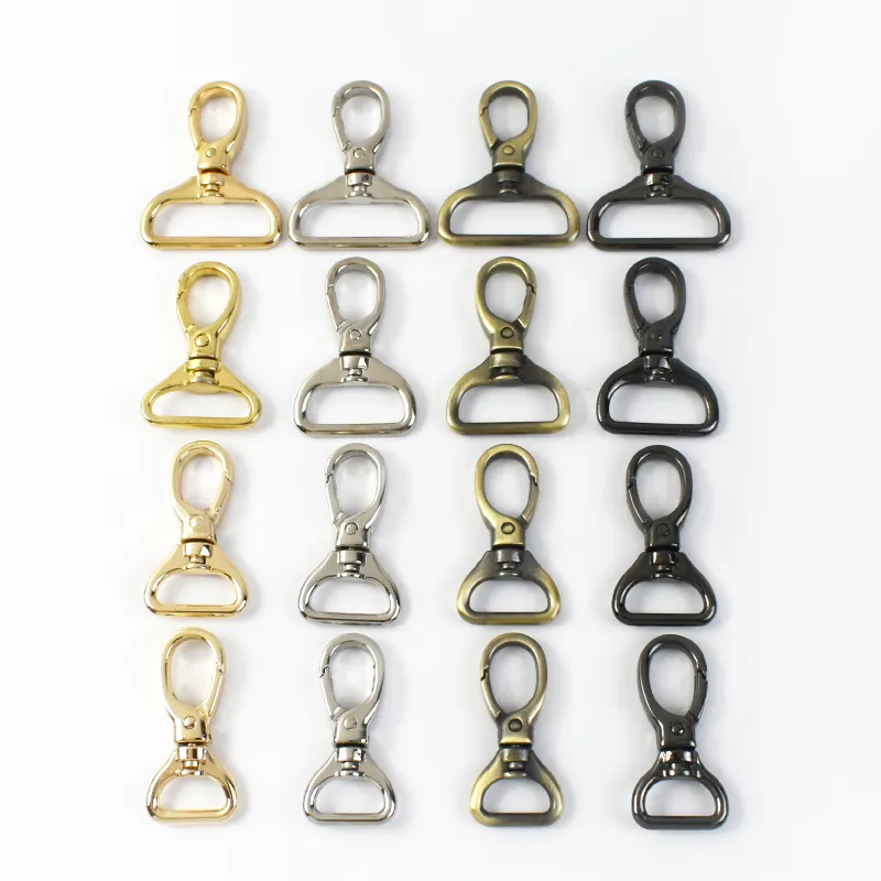 Meetee BF032 15/20/25/32mm Handbag Strap Hook Clasp Alloy Lobster Dog Buckles Swivel Snap Hooks Luggage Hardware Bag Accessory