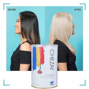 Poudre décolorante pour <span class=keywords><strong>cheveux</strong></span>, éclaircissant professionnel, poudre décolorante forte et douce, jusqu'à 9 niveaux de décoloration pour les mèches et l'éclaircissement des <span class=keywords><strong>cheveux</strong></span> - Product Image 1